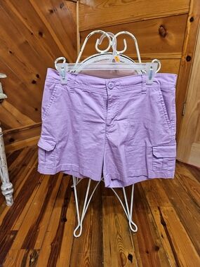 Lee Lavender Cargo Shorts Size 6
